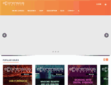 Tablet Screenshot of eforensicsmag.com
